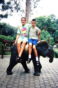 At the San Antonio Zoo in 1997 or1998